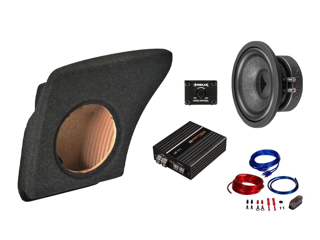 SET - subwoofer na míru Volkswagen Passat B6 a B7 (2006-2014) kombi- Helix10
