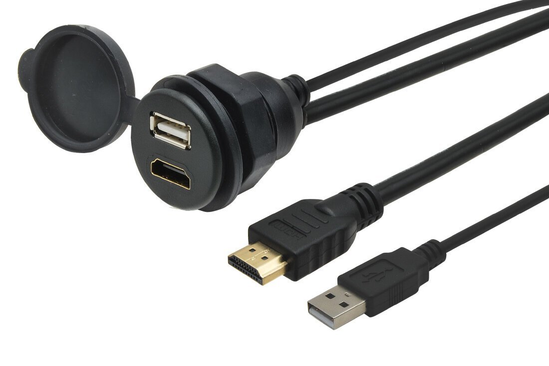 USB / HDMI zasuvka s kabelem